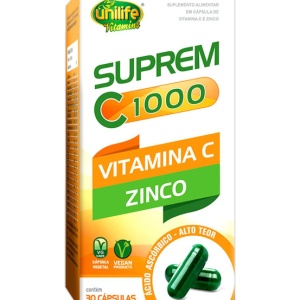 Suprem C - 30 cápsulas - 1000mg - Unilife